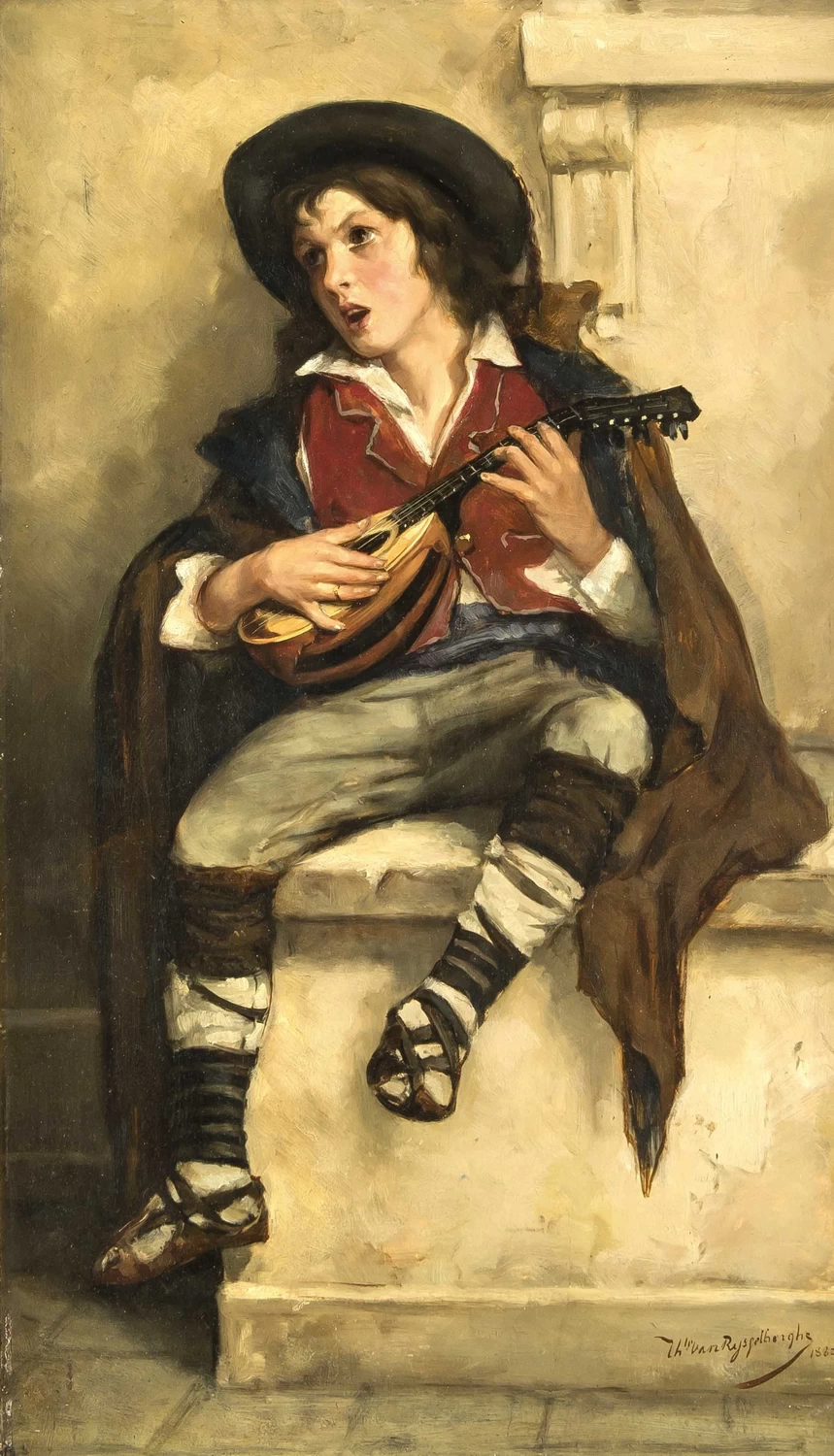 Il giovane musicista, 1880